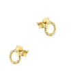 Round Shaped Silver Stud Earring STS-7058